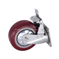 Lockable 6 Inch Caster Wheel  With Brake